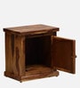 Siramika Sheesham Wood Bedside Table (Rhs Door) In Provincial Teak Finish