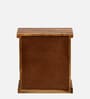 Siramika Sheesham Wood Bedside Table (Rhs Door) In Provincial Teak Finish