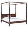 Siramika Sheesham Wood King Size Poster Bed in Provincial Teak Finish