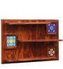 Siramika Sheesham Wood Book Shelf in Honey Oak Finish