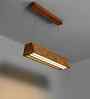 Sirius 24 Brown Wooden LED Hanging Lamp