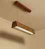 Sirius 24 Brown Wooden LED Hanging Lamp