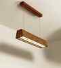 Sirius 24 Brown Wooden LED Hanging Lamp