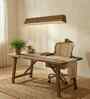 Sirius 36 Brown Solid Wood Linear LED Hanging Light