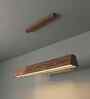 Sirius 36 Brown Solid Wood Linear LED Hanging Light