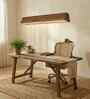 Sirius 48 Brown Solid Wood Linear LED Hanging Light