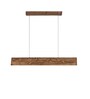 Sirius 48 Brown Solid Wood Linear LED Hanging Light