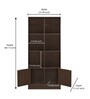 Siro Book Shelf in Walnut Colour