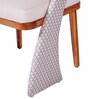 Sirocco Fabric Dining Chair In White Colour