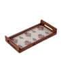 Sirohi Kanaier Glass & Wooden Serving Tray