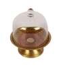 Sirohi Sindoori Brass & Glass Cloche