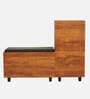 Sit & Stow 16-Pairs Shoe Cabinet In Tan Finish With Seating