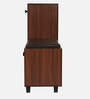 Sit & Stow 16-Pairs Shoe Cabinet In Walnut Finish With Seating