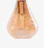 Sitara Glass Hanging Lamp Gold Small