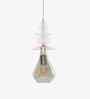 Sitara Glass Hanging Lamp Green Small