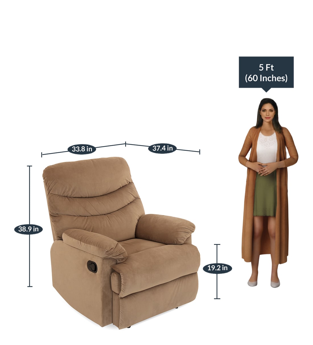 Nilkamal discount skelton recliner