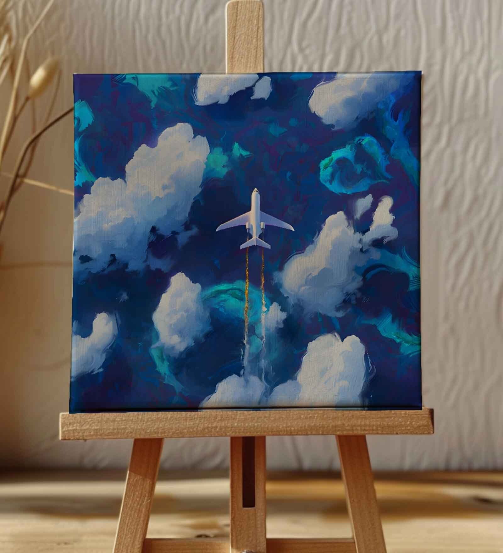 Sky Trails Mini Canvas Frame
