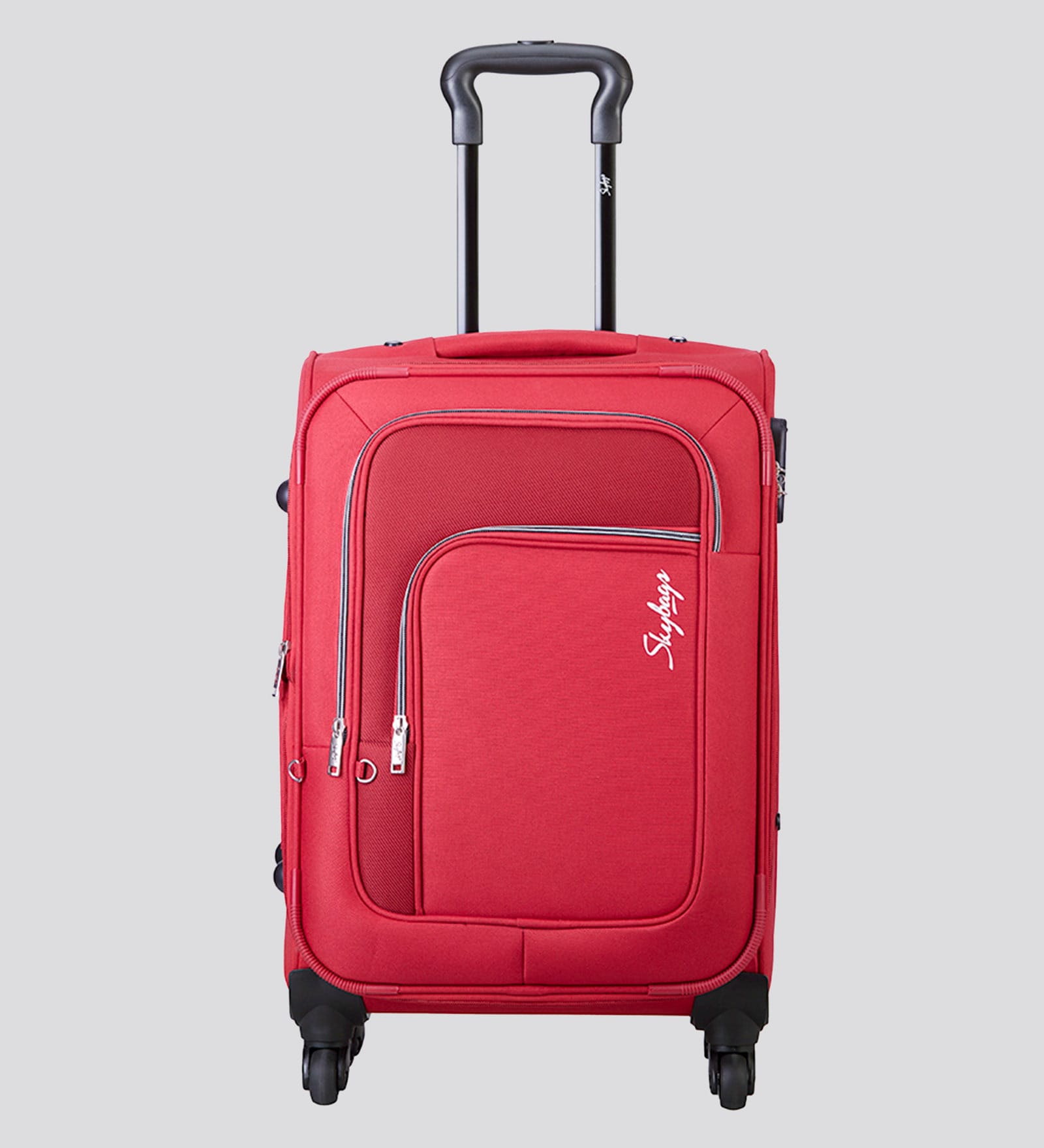 Buy Skybags Polyester Red Suitcase ,37.5 Litres Online Suitcases
