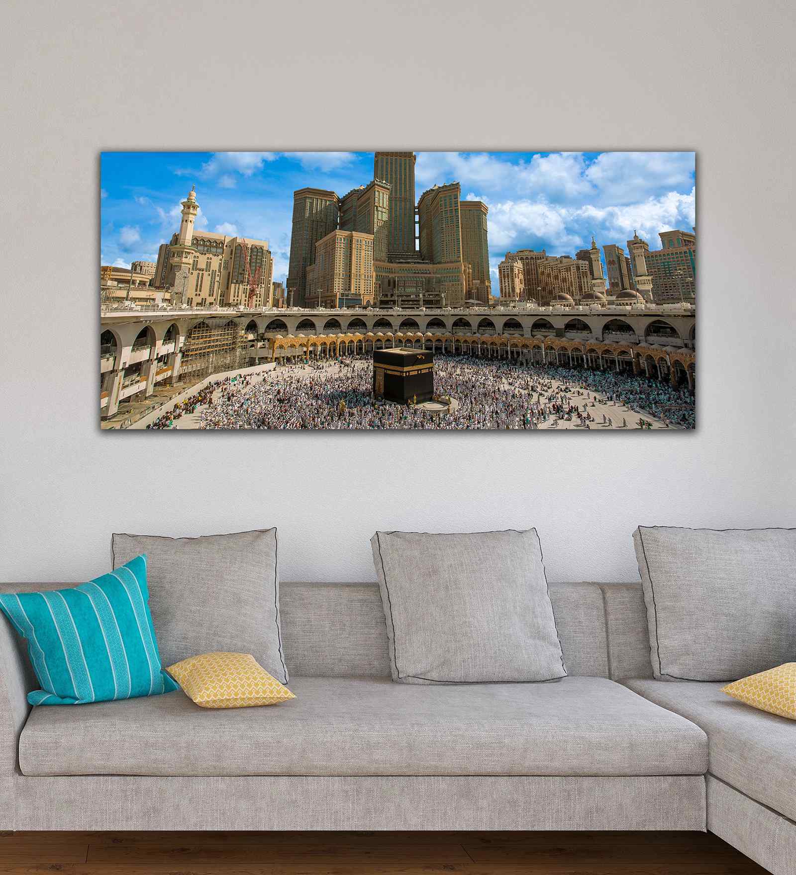 Skyline Of Mecca Saudi Arabia Wall Painting