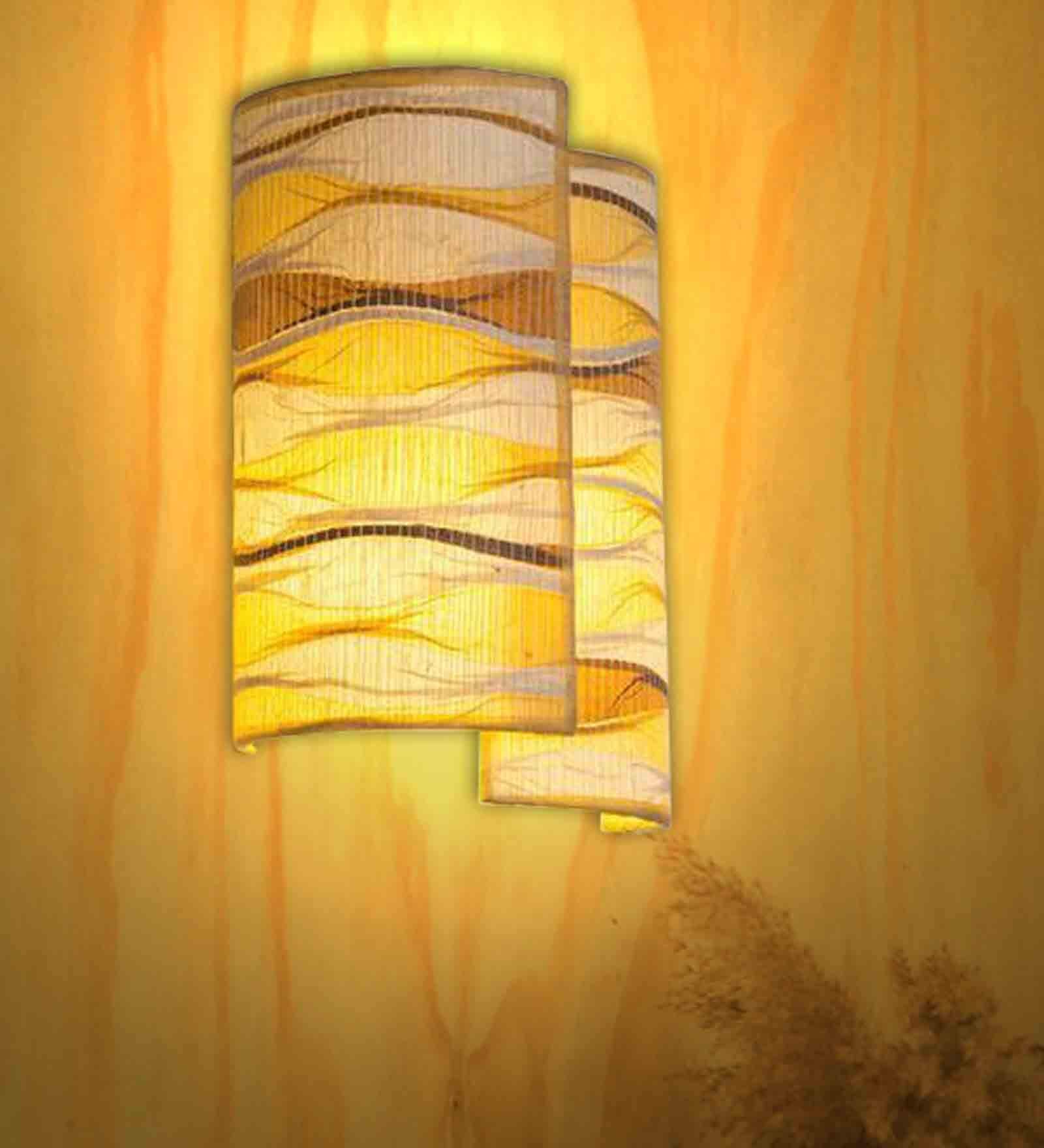 Skyline Woven  Paper Wall Lamp