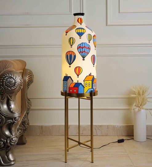 Sky Cruiser Floor Lamp with Foldable Metal Stand