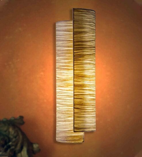 Skyline Crushed  Paper Wall Lamp