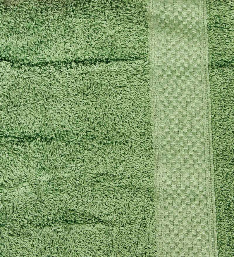 Buy Set of 2 Red Cotton 450 GSM Bath Towels by Spaces Online Solid