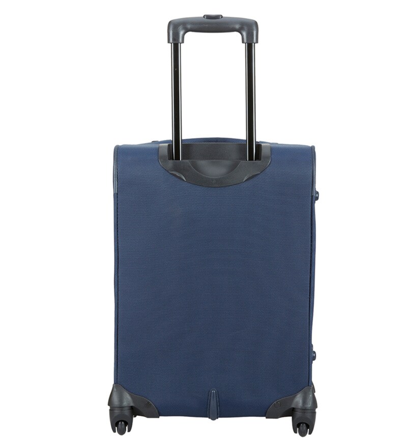 skybags blue suitcase