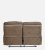 Skelton Fabric 2 Seater Recliner In Velvet Brown Finish