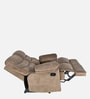 Skelton Fabric 2 Seater Recliner In Velvet Brown Finish