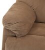 Skelton Fabric 1 Seater Manual Recliner in Brown Colour