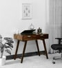 Skew Sheesham Wood Study Table Provincial Teak