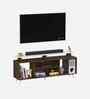 Skiddo Lite TV Unit In Brown Maple Finish For TVs up to 55"