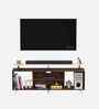 Skiddo Lite TV Unit In Brown Maple Finish For TVs up to 55"