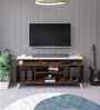 Skiddo Lite TV Unit In Brown Maple Finish For TVs up to 55"
