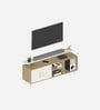 Skiddo TV Unit In European Oak & White Finish