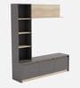 Skifer TV Unit in Beige and Grey Finish Skifer TV Unit in Beige and Grey Finish