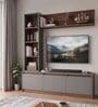 Skifer TV Unit in Planked Walnut and Grey Finish Skifer TV Unit in Planked Walnut and Grey Finish