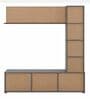 Skifer TV Unit in Planked Walnut and Grey Finish Skifer TV Unit in Planked Walnut and Grey Finish