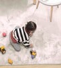 Skin Solid Polyester 3 X 5 Feet Machine Made Carpet