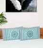Sky  Blue Cotton Premium Quality 210 TC (18*28 Inches) Pillow Covers Set