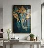 Sky Blue & Ganesh Rectangular Wall Art 12 x 18 Inch
