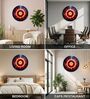 Sky Blue & OM Round Wall Art 15 Inch
