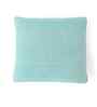 Sky Blue And Natural 100% Cotton Moss 16X16 Inches Knitted Cushion Cover