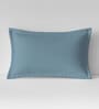 Sky Blue Cotton 1 Single Bedsheet with 1 Pillow Cover