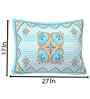 Sky Blue Cotton Premium Quality 180 TC (17*27 Inches) Pillow Covers Set