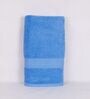 Sky Blue Cotton Solid  500 GSM Bath Towel (1Pc)