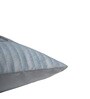 Sky Blue Textured Polyester 16 x 16 Inches Cushion Cover
