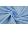 Sky Blue Solid 144 TC Cotton King Fitted Bedsheet Bedsheet 2 Pillow Shades Collection