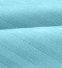 Sky Blue Solid 150 TC Cotton Single Bed Sized Bedsheet With 1 Pillow Cover